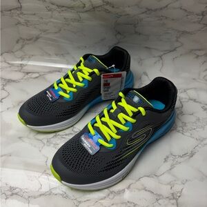 Kid’s Skechers Elite Sport Stride Charcoal/Blue US Size 6